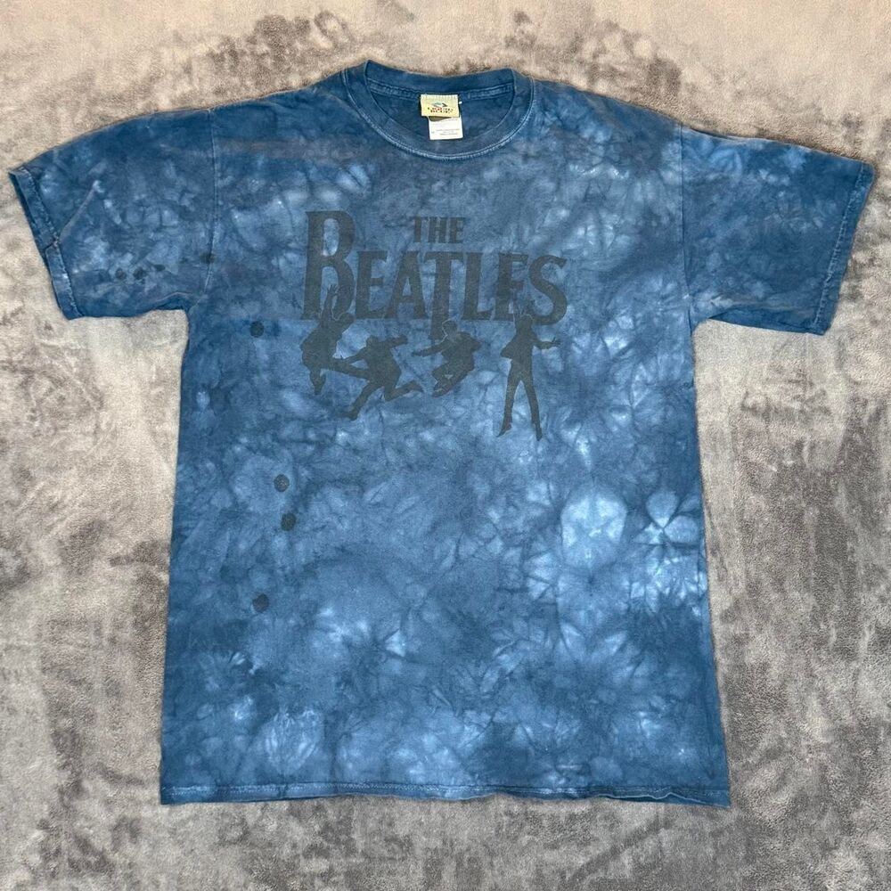 Liquid-blue Men's Blue and Navy T-shirt